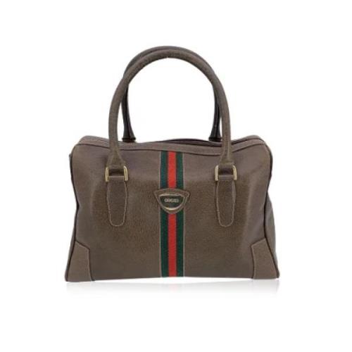 Gucci Vintage Pre-owned Laeder handvskor Brown, Dam