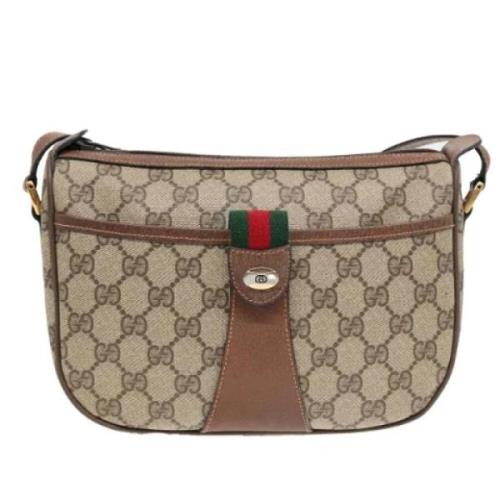 Gucci Vintage Pre-owned Laeder gucci-vskor Beige, Dam