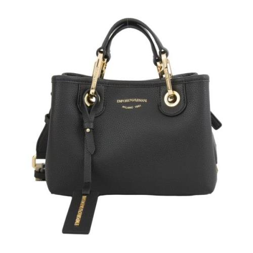 Emporio Armani Svart Shoppingväska Black, Dam