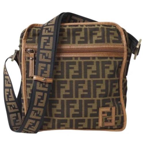 Fendi Vintage Pre-owned Canvas fendi-vskor Brown, Dam