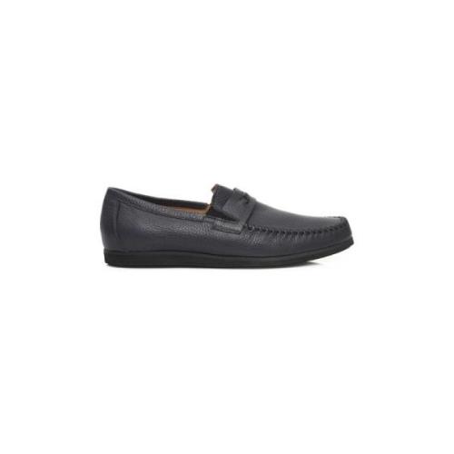 Cerruti 1881 Herr Läder Loafers Gummisula Blue, Herr