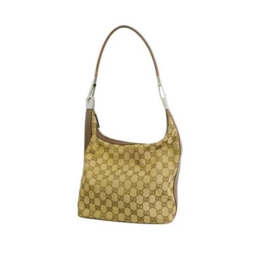 Gucci Vintage Pre-owned Canvas gucci-vskor Beige, Dam