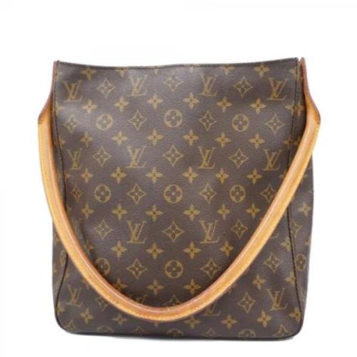 Louis Vuitton Vintage Pre-owned Tyg handvskor Brown, Dam