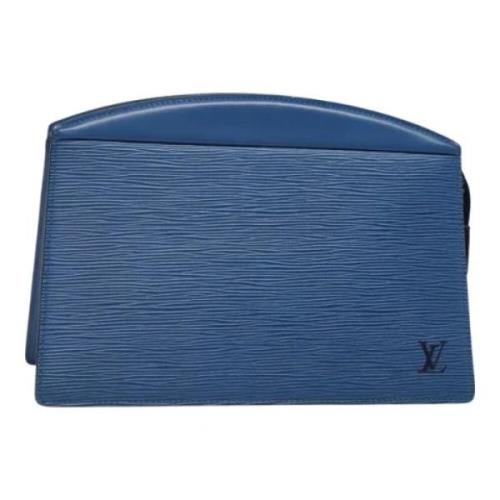 Louis Vuitton Vintage Pre-owned Laeder louis-vuitton-vskor Blue, Dam