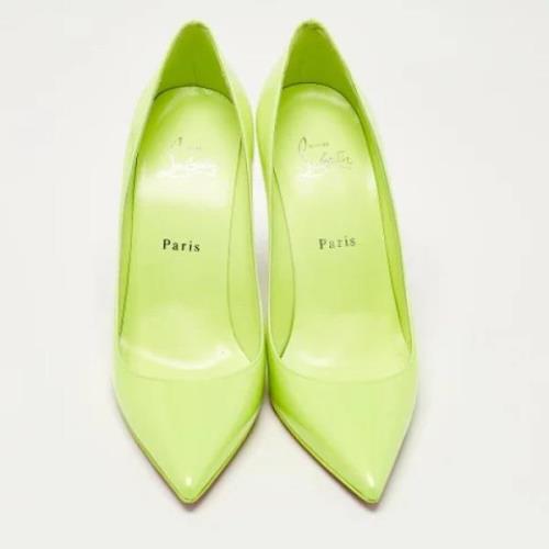 Christian Louboutin Pre-owned Pre-owned Laeder klackskor Green, Dam