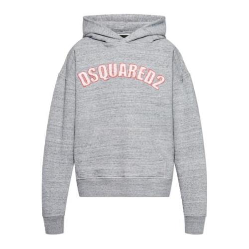 Dsquared2 Hoodie Gray, Herr