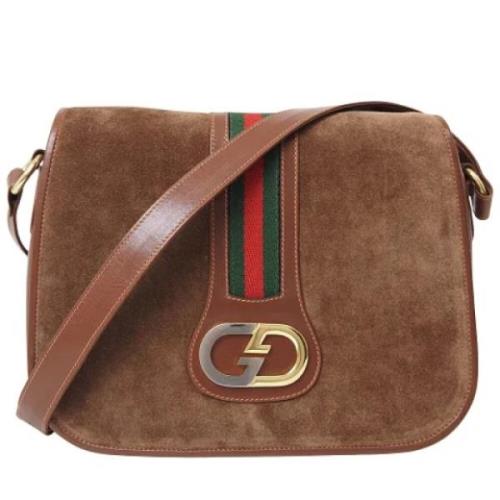 Gucci Vintage Pre-owned Mocka gucci-vskor Brown, Dam