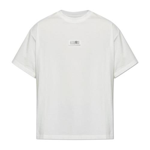 MM6 Maison Margiela T-shirt med logotyp White, Herr