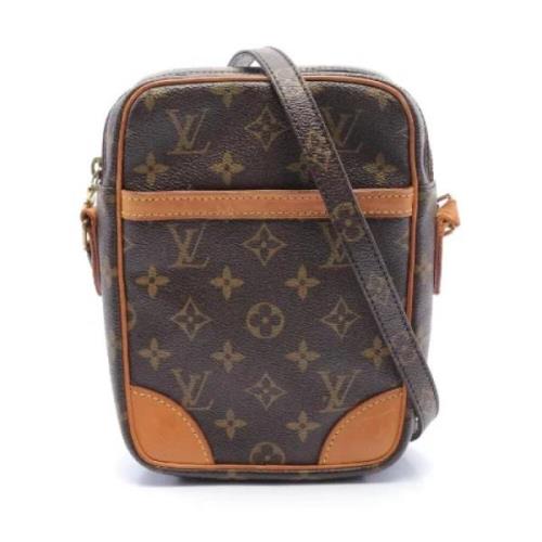 Louis Vuitton Vintage Pre-owned Canvas crossbodyvskor Brown, Dam