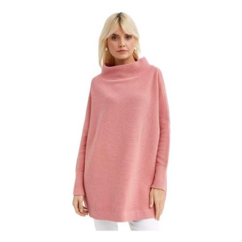 Free People Rosa Oversized Tröja Pink, Dam