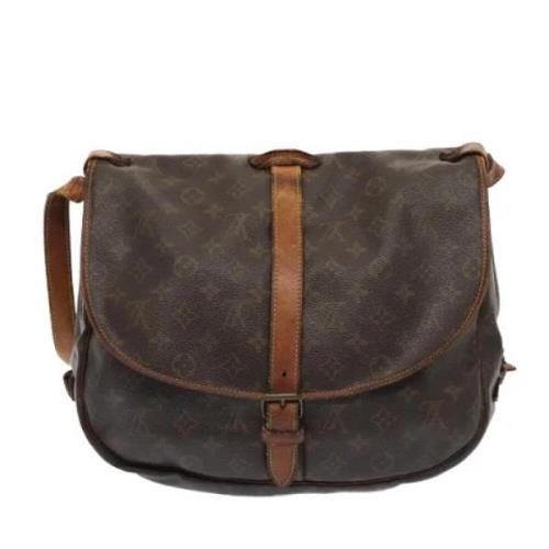 Louis Vuitton Vintage Pre-owned Canvas louis-vuitton-vskor Brown, Dam