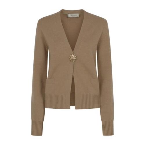 Blumarine Cardigan Sweaters Brown, Dam