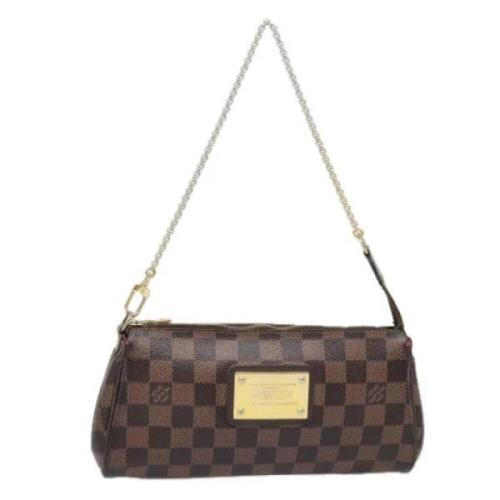 Louis Vuitton Vintage Pre-owned Canvas axelremsvskor Brown, Dam