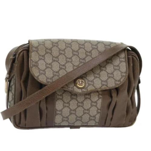 Gucci Vintage Pre-owned Laeder gucci-vskor Beige, Dam