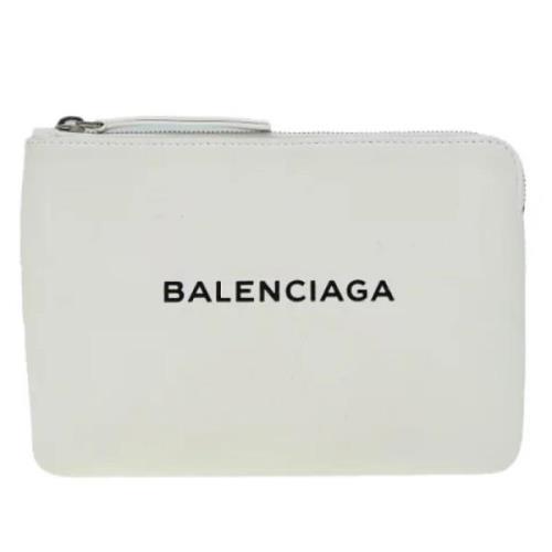 Balenciaga Vintage Pre-owned Laeder necessrer White, Dam