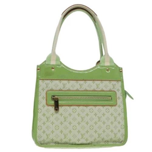 Louis Vuitton Vintage Pre-owned Canvas totevskor Green, Dam