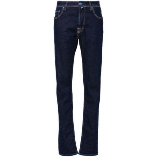 Jacob Cohën Slim Fit Mörkblå Jeans Blue, Herr