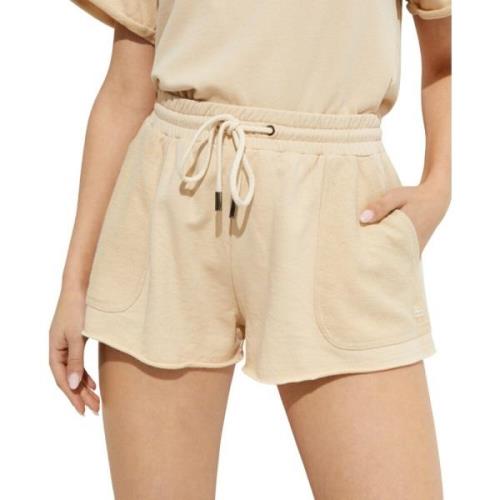 Ixiah Sand Beige Signature Shorts 2021 Beige, Dam