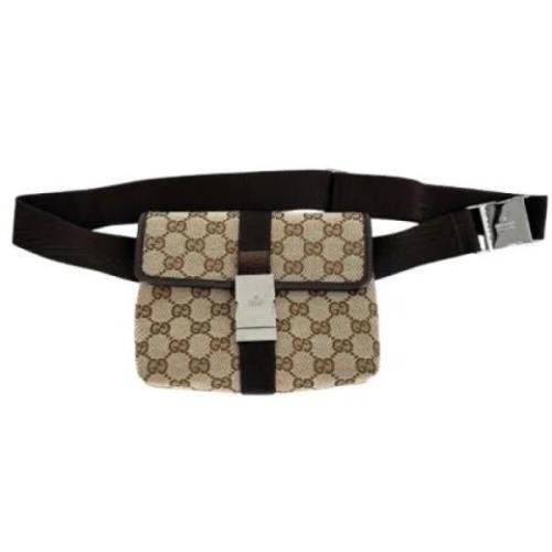 Gucci Vintage Pre-owned Canvas gucci-vskor Brown, Herr