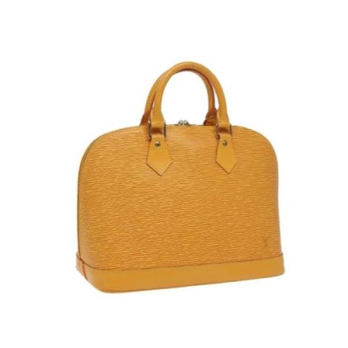 Louis Vuitton Vintage Pre-owned Laeder handvskor Yellow, Dam