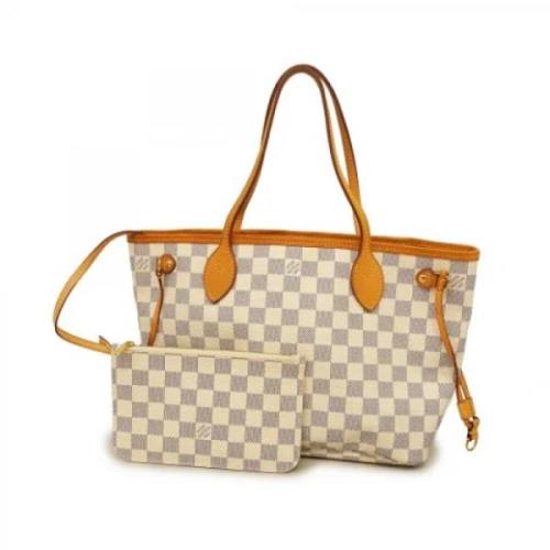 Louis Vuitton Vintage Pre-owned Tyg louis-vuitton-vskor White, Dam