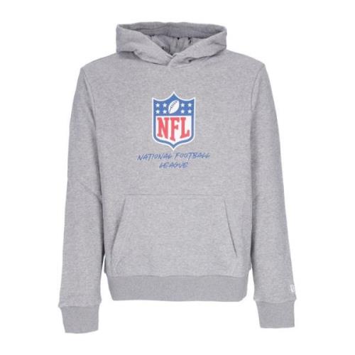 New Era NFL Script Team Hoodie Heather Grey Gray, Herr