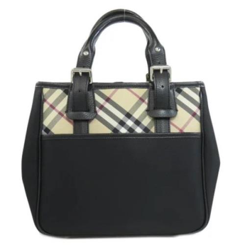 Burberry Vintage Pre-owned Tyg totevskor Black, Dam