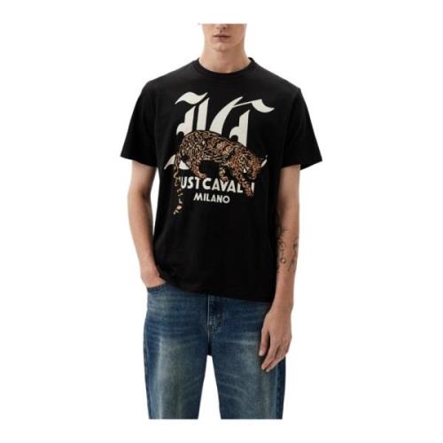 Just Cavalli T-shirts och Polos Black, Herr