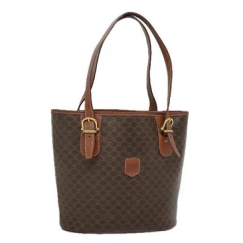 Celine Vintage Pre-owned Laeder totevskor Brown, Dam