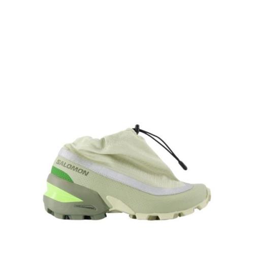 MM6 Maison Margiela Gröna Låga Sneakers - Syntetisk Stil Green, Dam