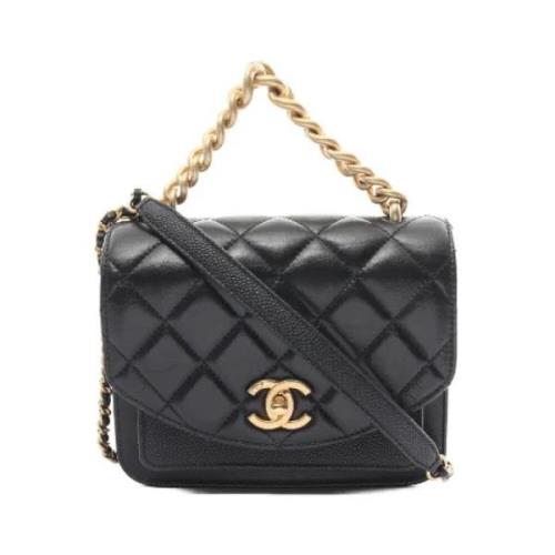 Chanel Vintage Pre-owned Laeder chanel-vskor Black, Dam