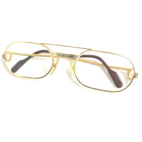 Cartier Vintage Pre-owned Glas solglasgon Yellow, Dam