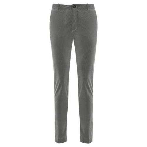 RRD Sammet Ribbade Herrbyxor Slim Fit Gray, Herr