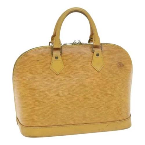 Louis Vuitton Vintage Pre-owned Laeder handvskor Yellow, Dam