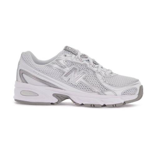 New Balance Mesh Sneakers med reflekterande N-logotyp White, Herr