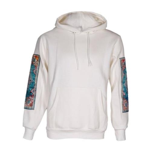 Bastille Herrhoodie med framficka White, Herr