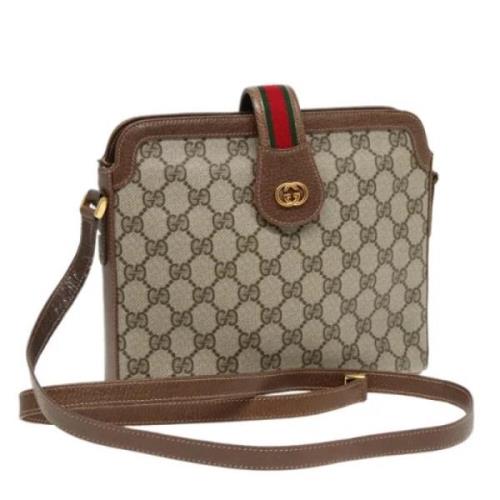 Gucci Vintage Pre-owned Laeder gucci-vskor Beige, Dam