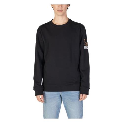 Moschino Herr Sweatshirt Höst/Vinter Kollektion Black, Herr