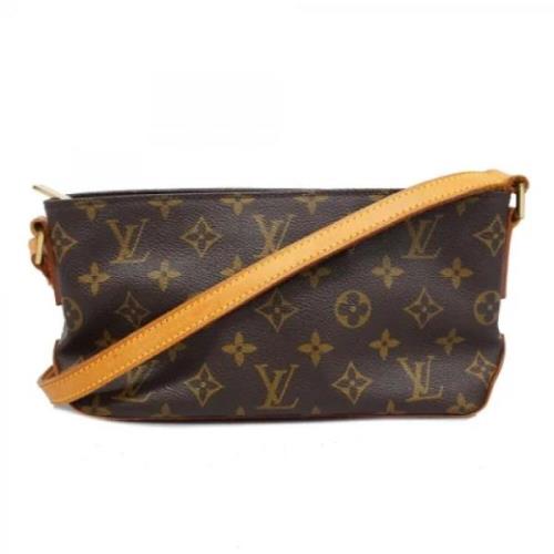 Louis Vuitton Vintage Pre-owned Tyg louis-vuitton-vskor Brown, Dam