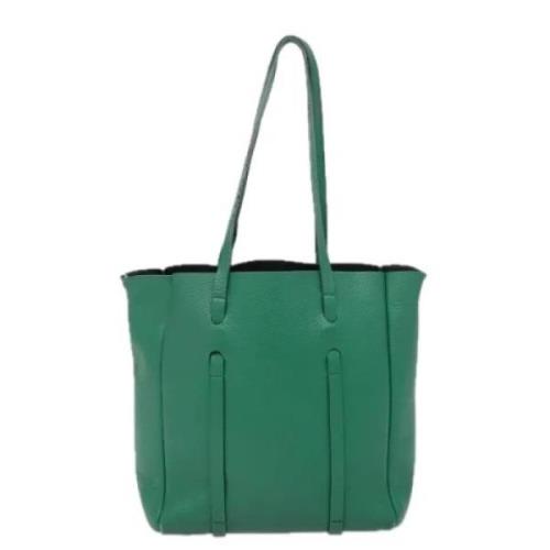 Balenciaga Vintage Pre-owned Laeder totevskor Green, Dam