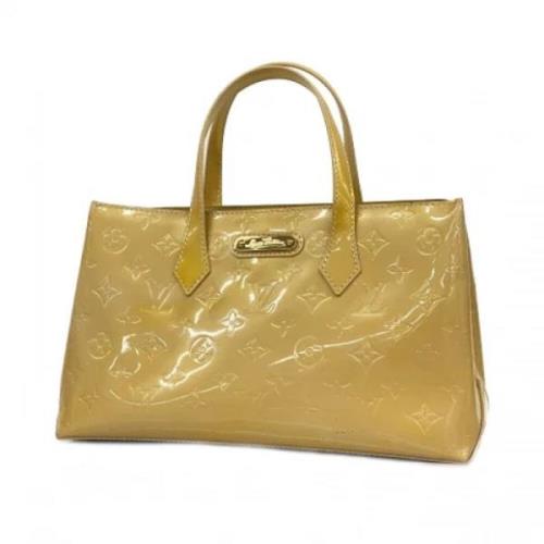 Louis Vuitton Vintage Pre-owned Tyg louis-vuitton-vskor Beige, Dam