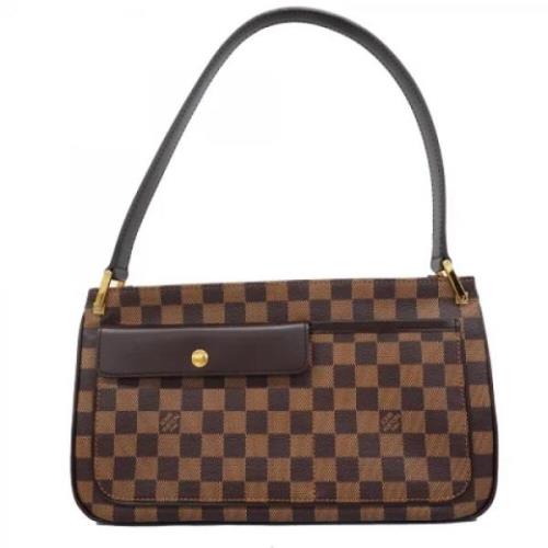 Louis Vuitton Vintage Pre-owned Tyg louis-vuitton-vskor Brown, Dam