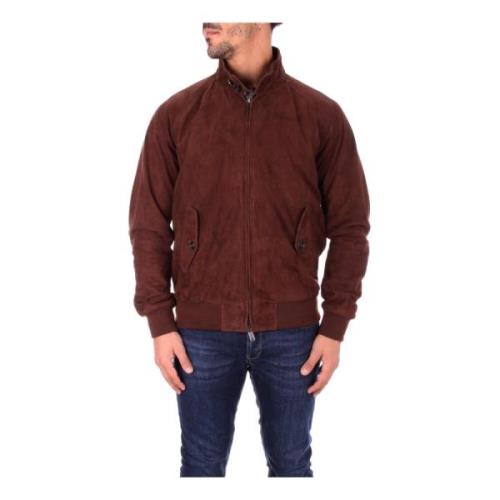 Baracuta Brun Mocka Dragkedja Kappa Brown, Herr