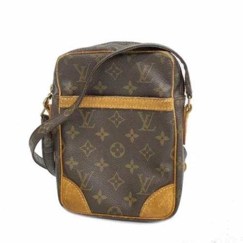 Louis Vuitton Vintage Pre-owned Tyg louis-vuitton-vskor Brown, Dam