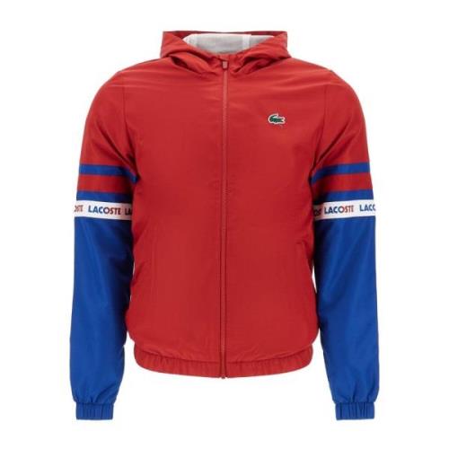 Lacoste Sportjacka med Kontrasterande ärmar Red, Herr