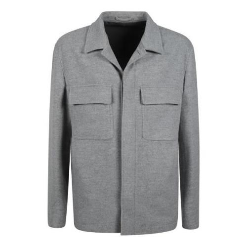 Lardini Stiliga Jackor Kollektion Gray, Herr