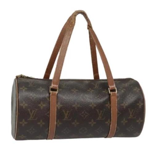 Louis Vuitton Vintage Pre-owned Canvas handvskor Brown, Dam