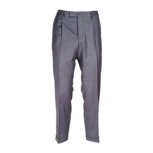 Briglia Slim Fit Chinos med Italienskt Hantverk Gray, Herr