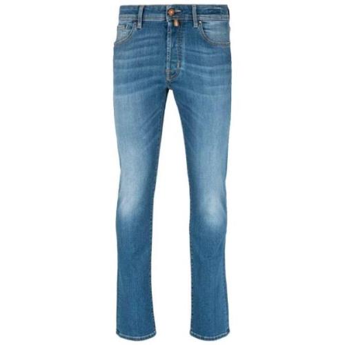 Jacob Cohën Ljusblå Slim Fit Denim Jeans Blue, Herr