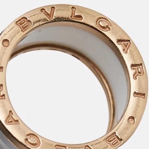 Bvlgari Vintage Pre-owned Tyg ringar White, Dam